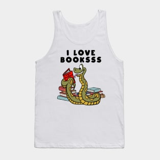 This Snake Loves Booksss Tank Top